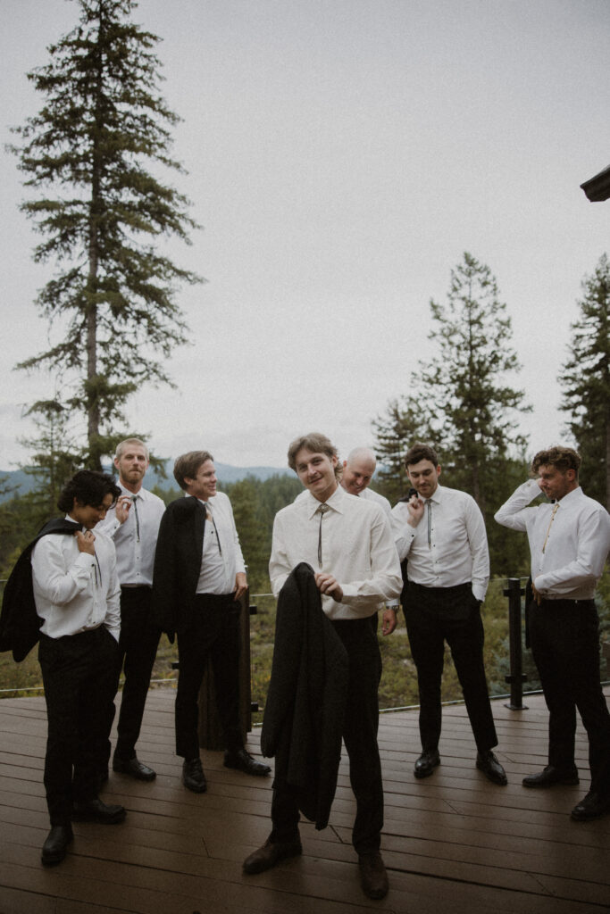 Lauren & Vince’s Intimate Whitefish Montana Wedding at The Homestead