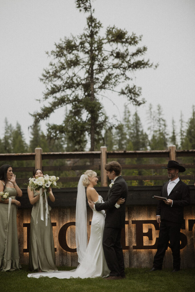 Lauren & Vince’s Intimate Whitefish Montana Wedding at The Homestead