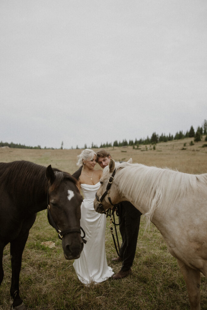 Lauren & Vince’s Intimate Whitefish Montana Wedding at The Homestead