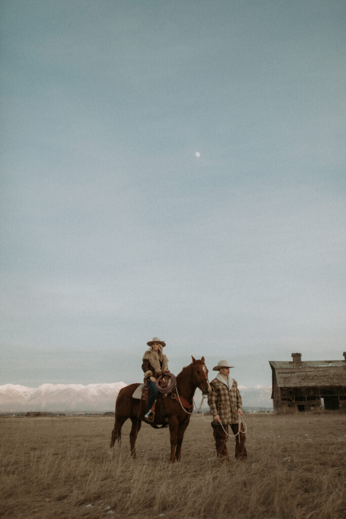 playful and adventurous couple portraits