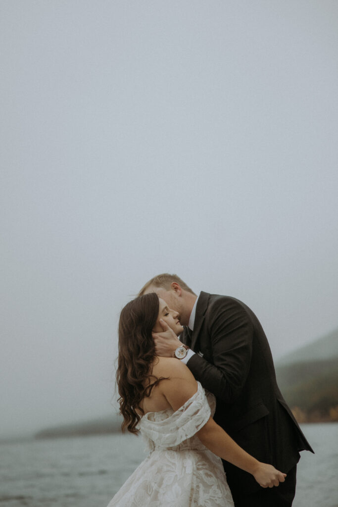 Intimate elopement in glacier national Park
